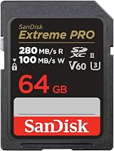 SanDisk Extreme Pro SDXC 64GB UHS-II V60 U3 C10 280MB/s RescuePRO