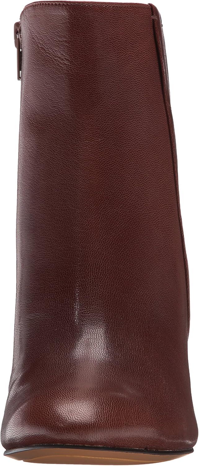 nine west ranfield leather cap toe bootie