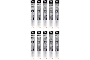 Pentel Refill Ink for EnerGel Liquid Gel Pen / 0.5mm Black Ink / Value Set of 10 Refills
