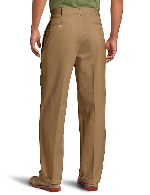 izod men's american chino pleated pant