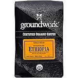 Groundwork Organic Single Origin Whole Bean Medium Roast Coffee, Ethiopia, 12 oz