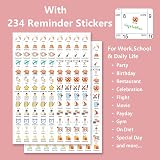 Koncci Desk Calendar 2026-2027 18 Months 22x18cm with 234 stickers view 7