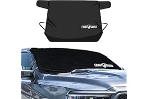 Frostguard Glove | Car Windshield Cover for Ice and Snow - XL Size, Fits SUVs and Trucks - Features Elastic Loops, Security P