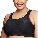 Full Figure Plus Size Custom Control Sports Bra Wirefree #1166