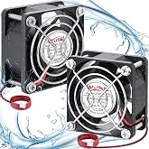 Wathai 60mm 12v Fan Waterproof High Speed Small 12V DC Computer Cooling Fan | Built with a dual ball bearing and IP67 protection, this 12v computer fan waterproof unit thrives in humid battery boxes