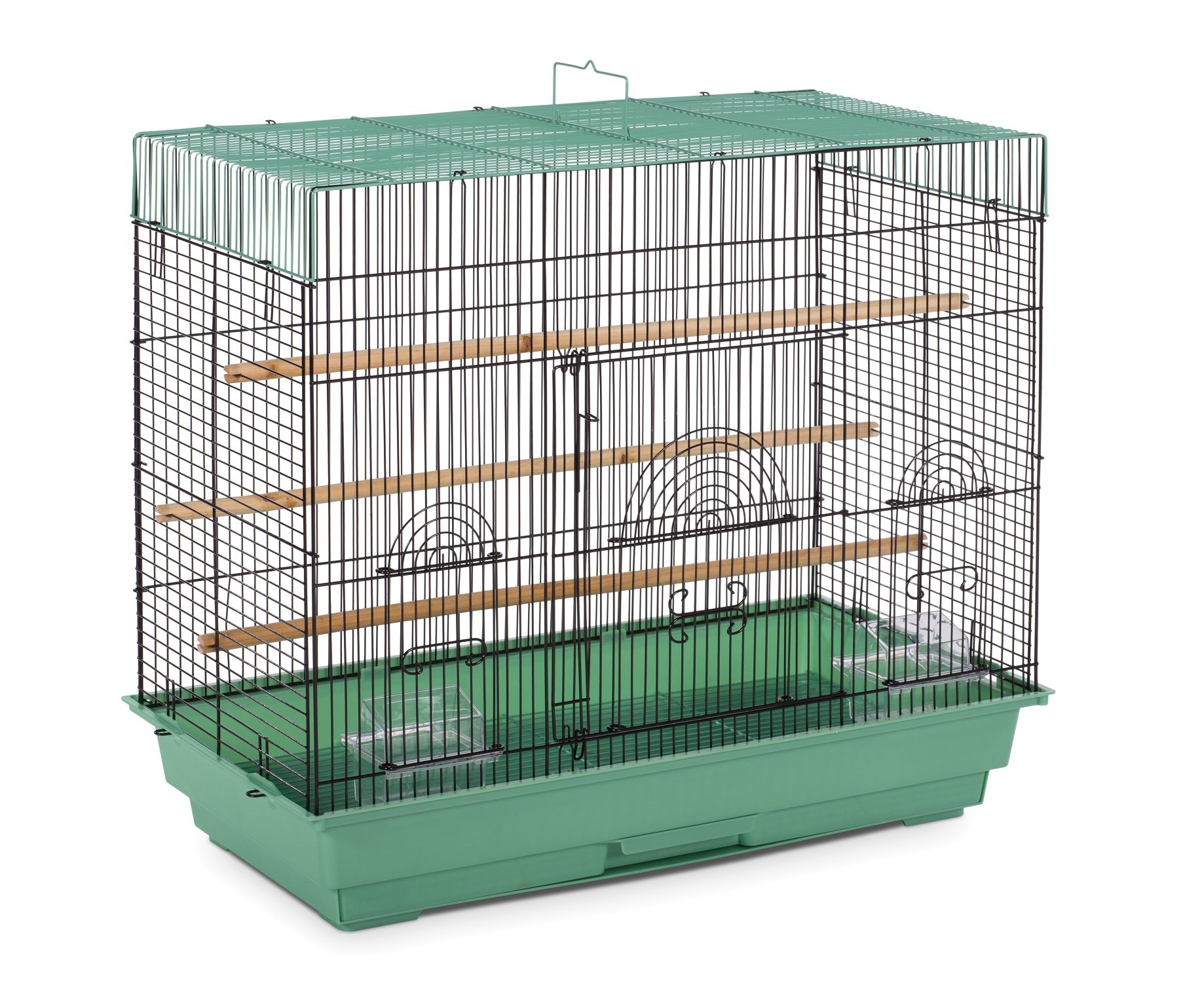 PREVUE PET PRODUCTS SP1804-4 Flight Cage, Green/Black