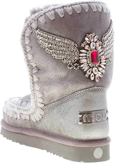 mou boots metallic