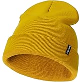 KDWAVE Beanie Hats for Women Men Unisex Soft Knit Cuffed Skull Cap Beanie Stretchy Solid Color Winter Hats