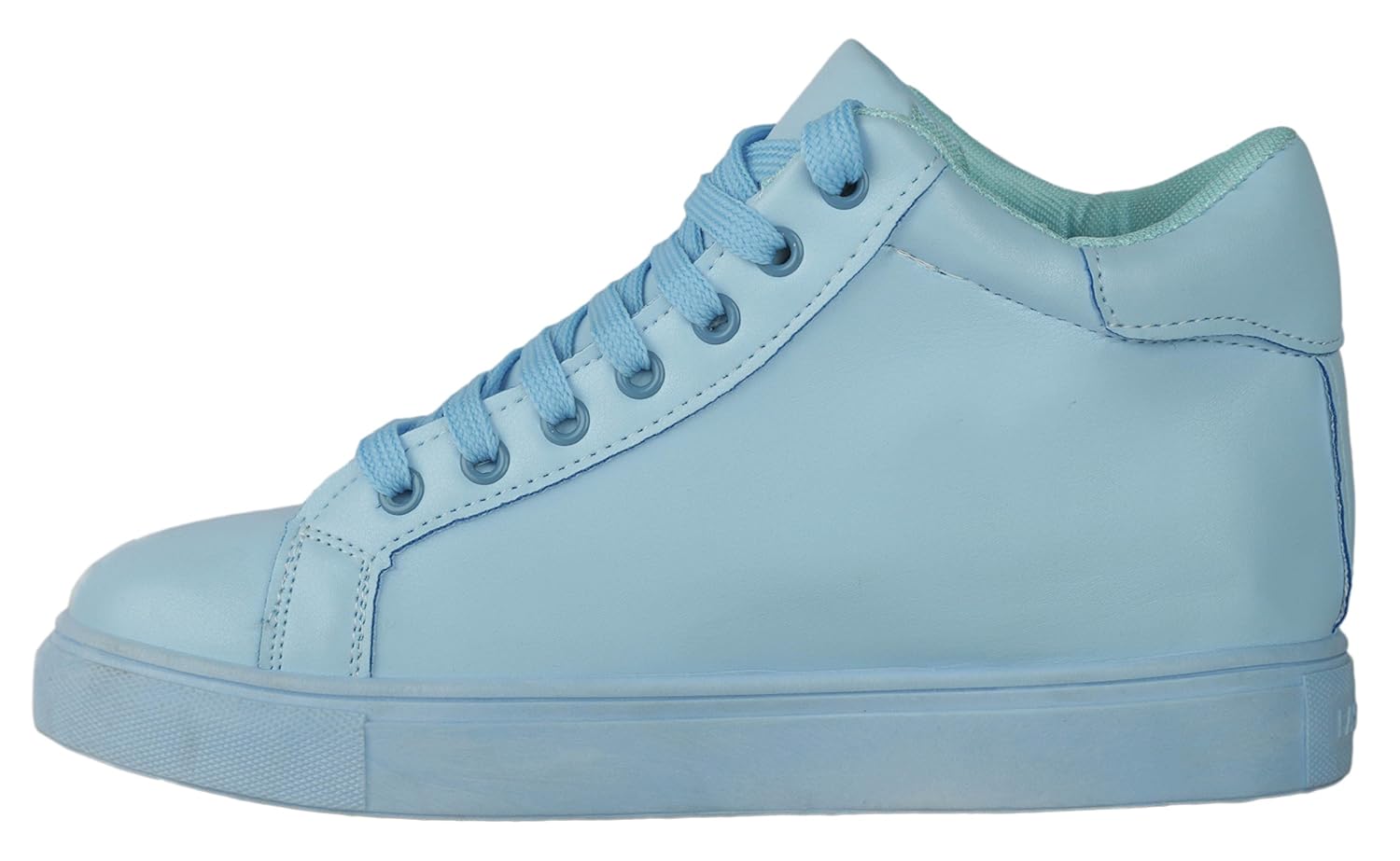 irsoe girl's leather casual sneakers