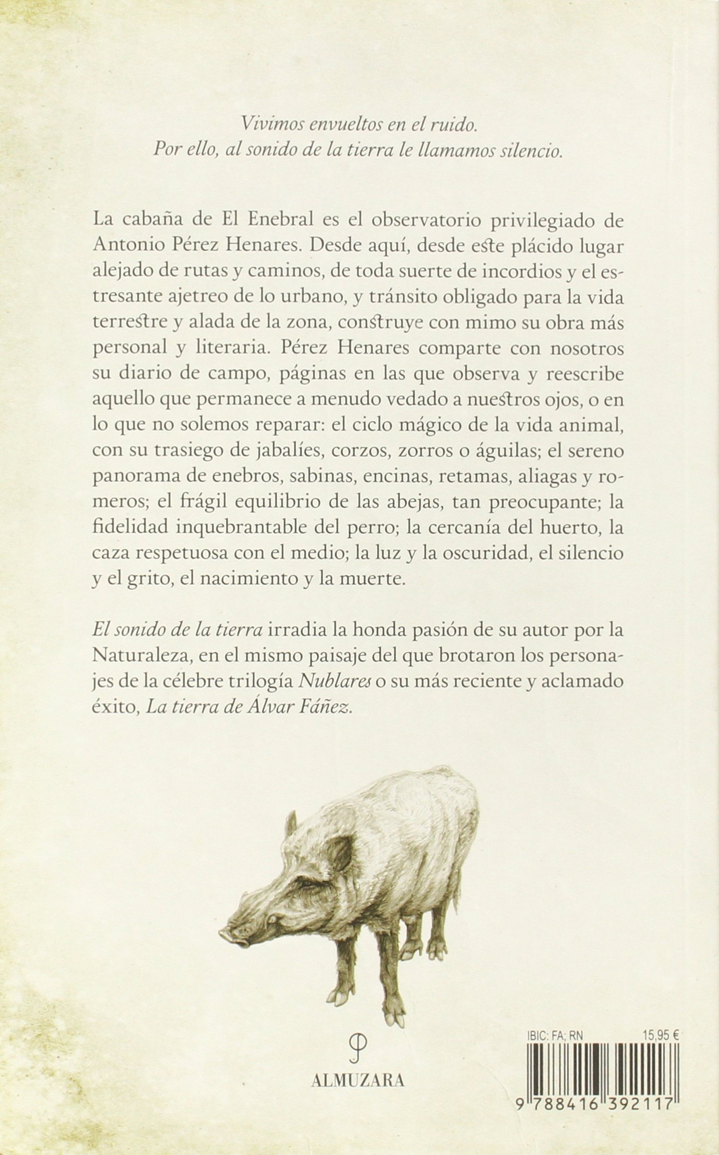 Sonido De La Tierra, El (Novela): Amazon.es: Pérez Henáres ...