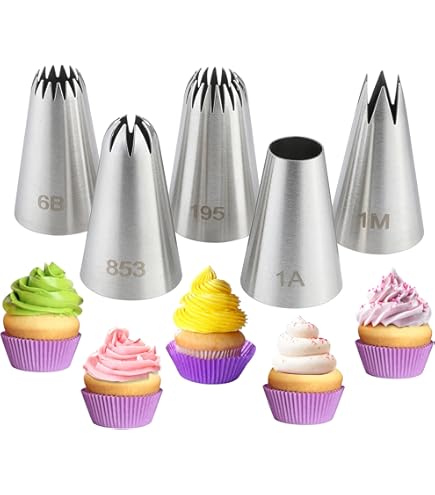 Frosting Piping Kit Piping Tip #18,Open Star Icing Tip