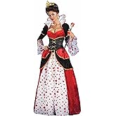 Rubies Queen of Hearts Costume for Adults, Women's Standard