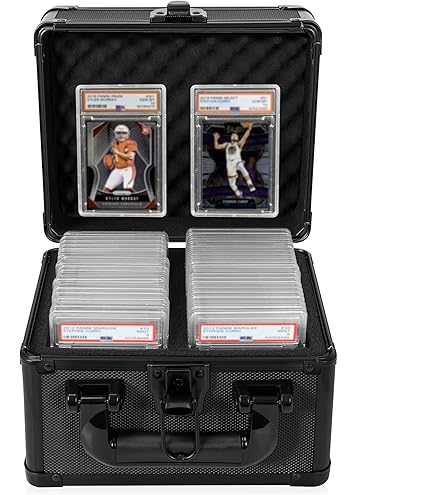 Amazon.com: ZINHO Graded Card Case Upgraded Sports Card Storage