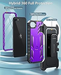 FNTCASE for iPhone SE 3rd/2nd Generation Case: for