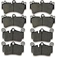 ALADICHE 8pcs Brake Pads Ceramic Brake Kits fit for 2007-2015 for Audi Q7,2003-2006 2008-2010 for Porsche Cayenne,2004-2008 for Volkswagen for Touareg