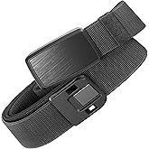 Groove Life Men and Women Belts for Jeans, Unisex Adjustable Elastic Fit with Magnetic Flat Clasp, Invisible Low-Profile