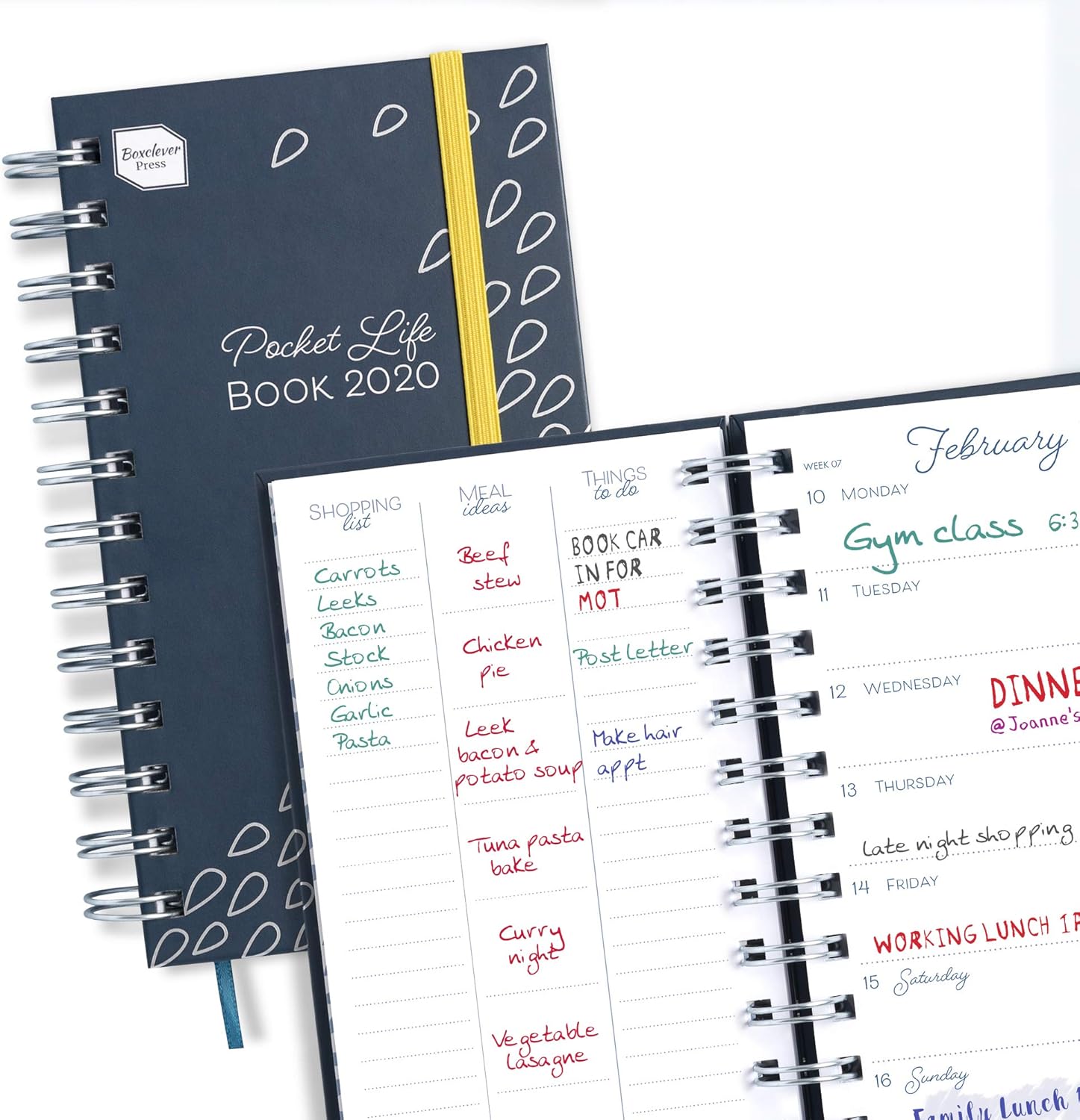 Boxclever Press Pocket Life Book 2020 Diary. Slim Pocket Diary to use