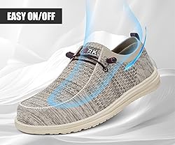 LARNMERN Slip On Steel Toe Loafers Women Work