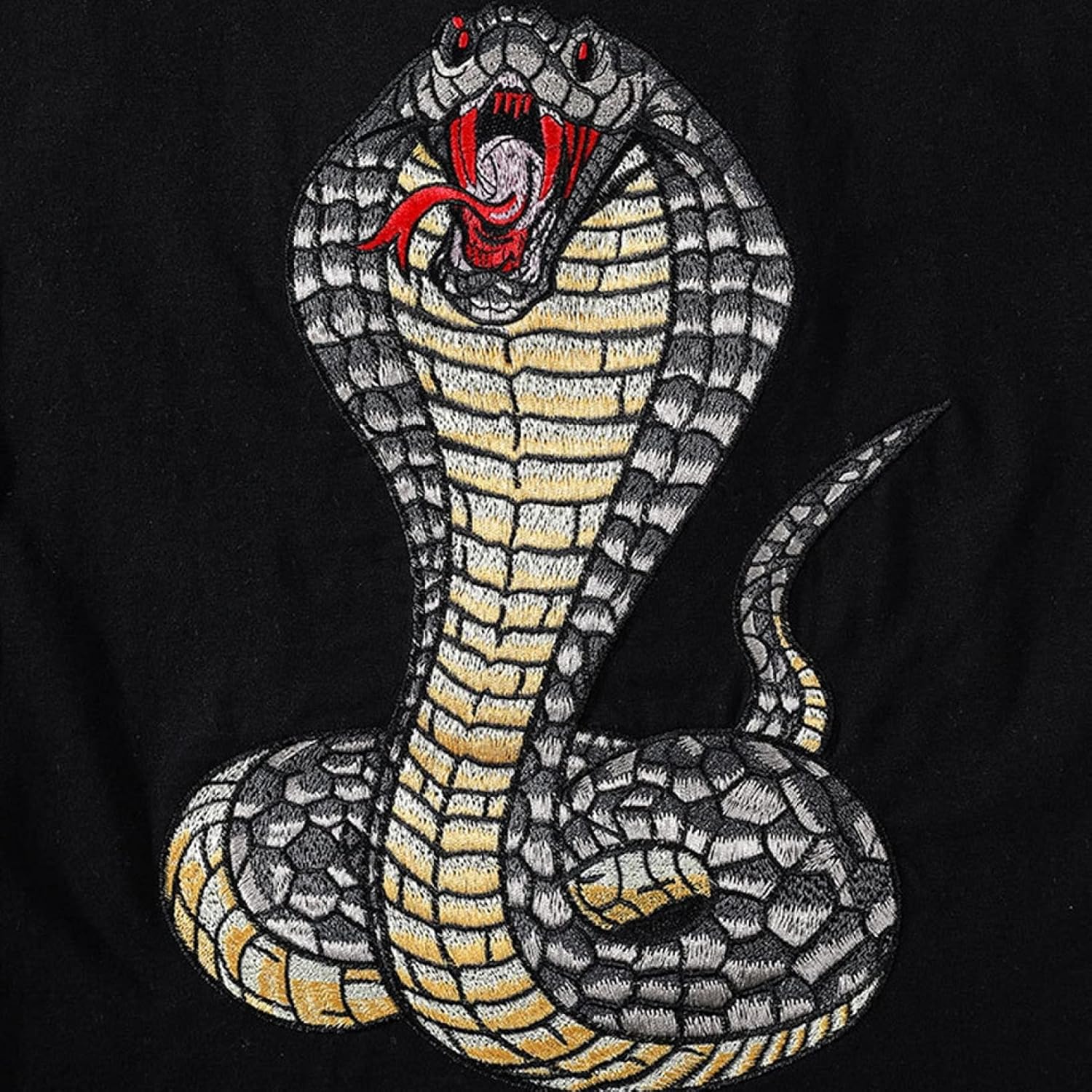 Amazon Tシャツ 半袖tシャツ メンズ 綿100 春夏 薄手 涼しい ゆったり 通気 原宿風 オシャレ コブラ刺繡 カジュアル 大きいサイズ 柔らかい 肌触りがいい ティーシャツ プルオーバー スポーツ 丸襟 轻量 通気速乾 汗染み防止 かっこいい 黒白 Tシャツ カットソー 通販