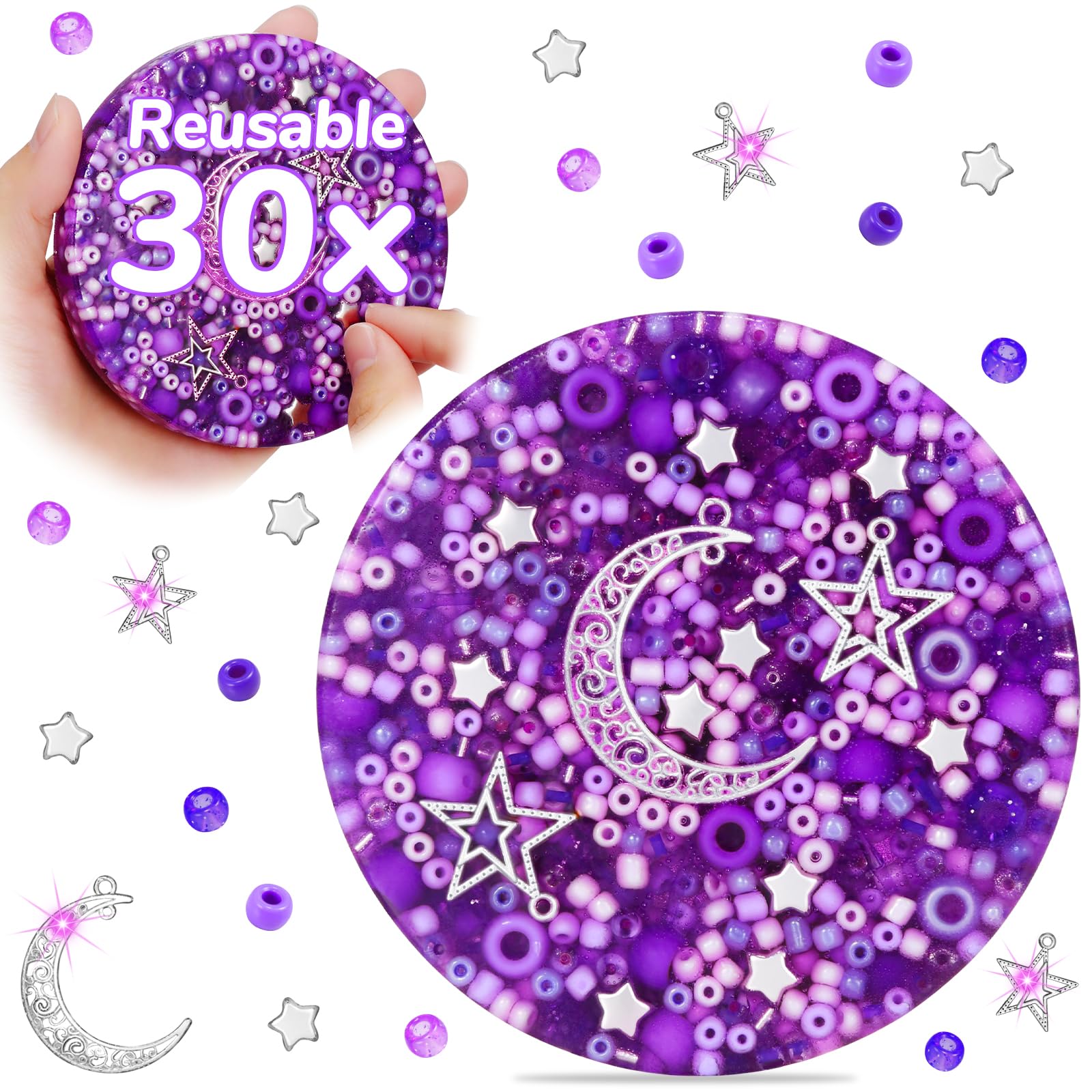 Photo 1 of Reusable Picky Fidget Pad, Skin Picking Fidget Toys, Remeltable Picking Pad, Sensory Pick Pad, Valentine Gift for Adults with Anxiety, ADHD, Trichotillomania or Dermatillomania