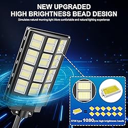 Vzyhik Solar Street Light, 8000W 7000K 480000LM