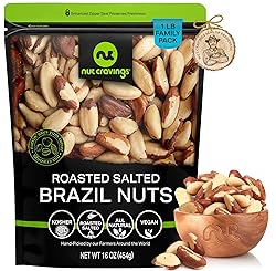 NUT CRAVINGS - Brazil Nuts Roasted & Salted - No