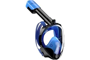 LUXPARD Full Face Snorkel Mask, Snorkeling Gear for Adults and Kids, Anti-Fog Anti-Leak 180 Panoramic View Snorkeling Mask with Detachable Camera Mount