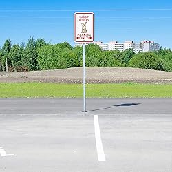SmartSign Rabbit Lovers Parking Only Funny Animal