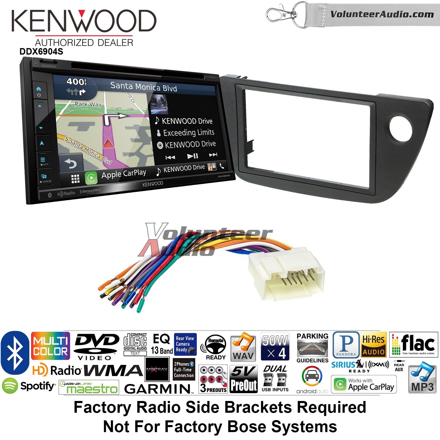 55 以上節約 ボランティアオーディオケンウッドexcelon Dnx694sダブルdinラジオインストールキットwith Gpsナビゲーションシステムandroid自動apple Carplay Fits 02 06アキュラrsx B07bz3c16k 即納特典付き Smktelkom Pwt Sch Id