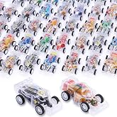 Benzem 45 Pack Mini Pull Back Cars Go Kart Toys, Bulk Party Favors for Classroom Rewards, Treasure Box Fillers, Goodie Bag Stuffers, Pull Back Racing Vehicles Toy for Kids Boys and Girls