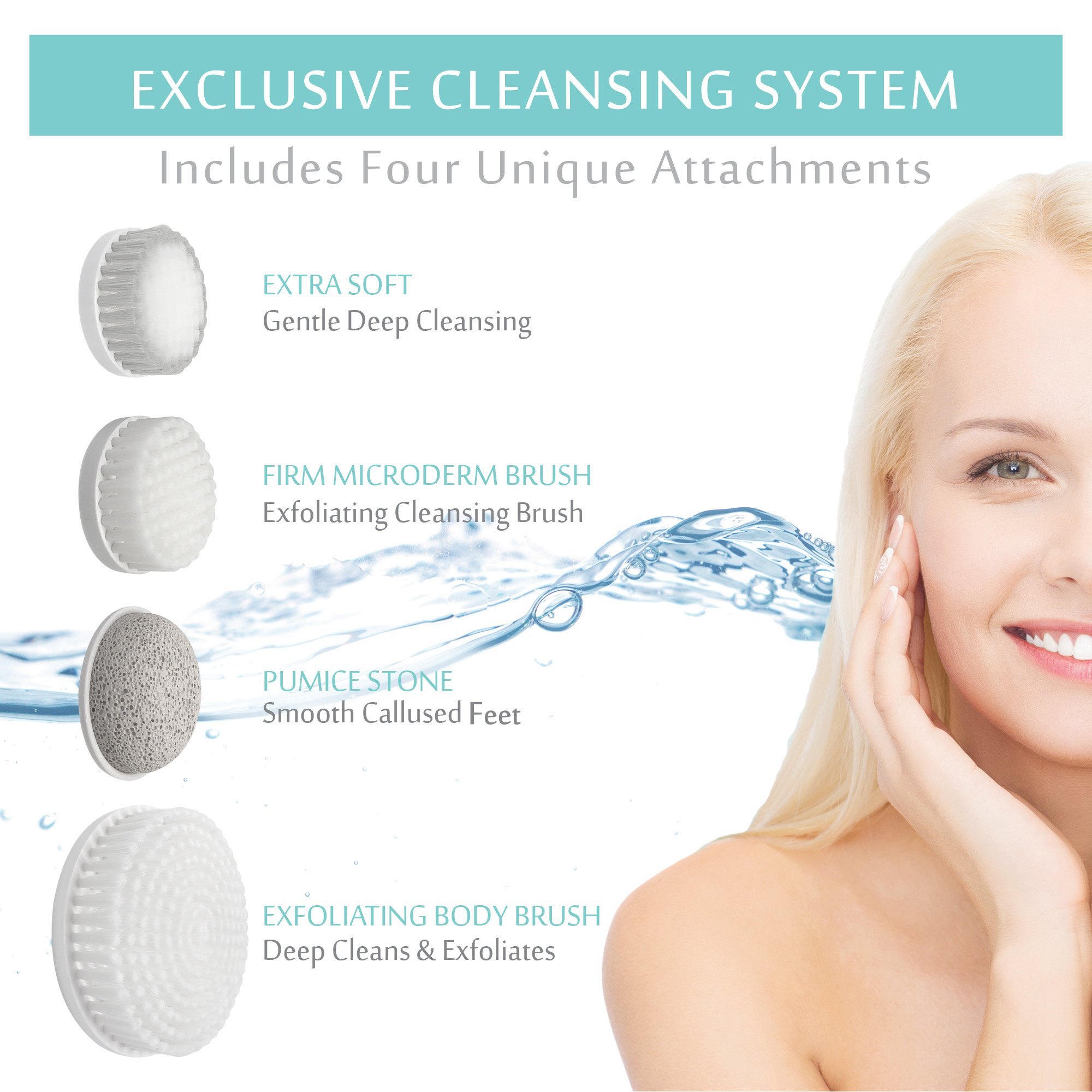 Galleon Essential Skin Solutions Face And Body Brush Cleansing