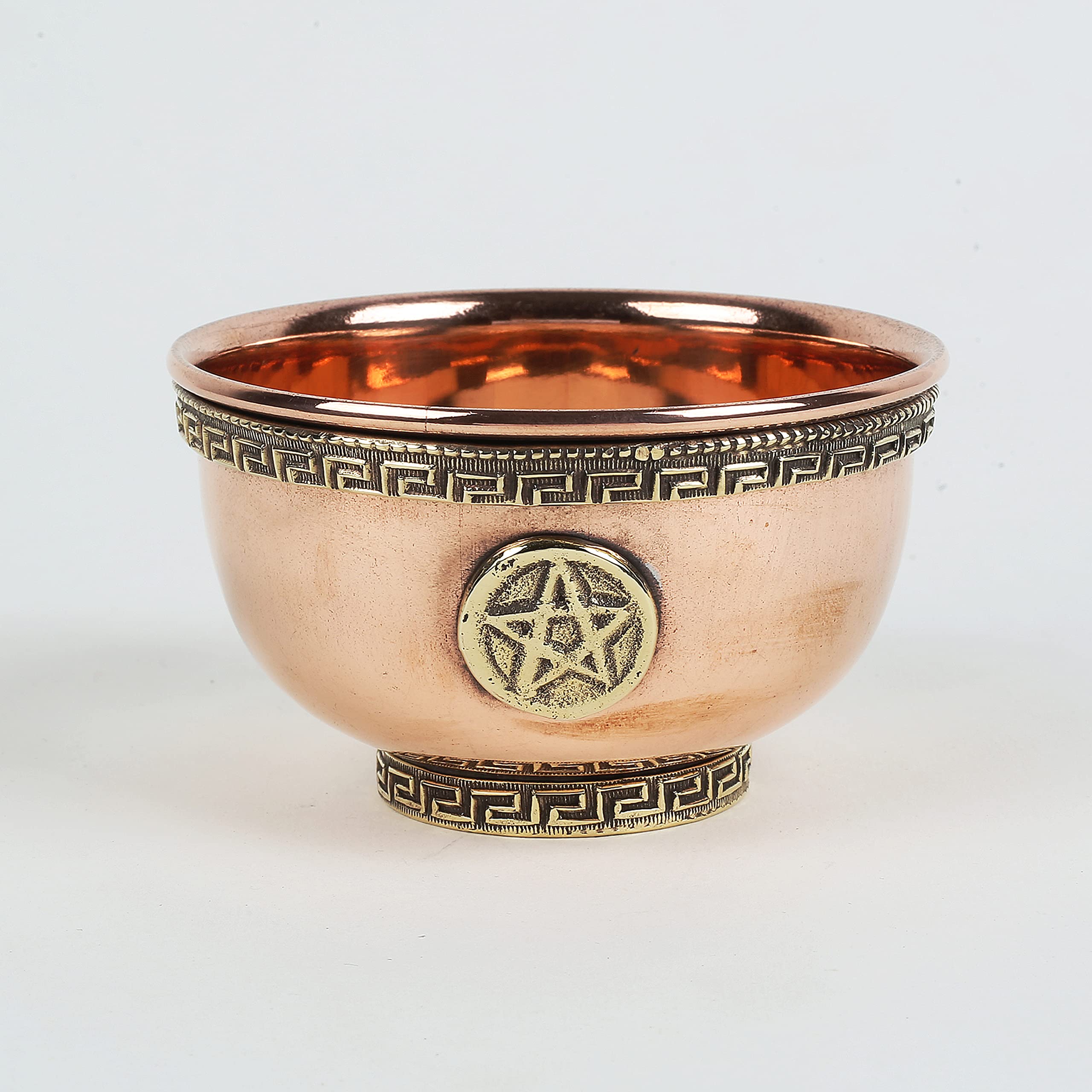 Small Altar Witchcraft Serving, Offering or Smudging Bowl (Pentagram Bowl)