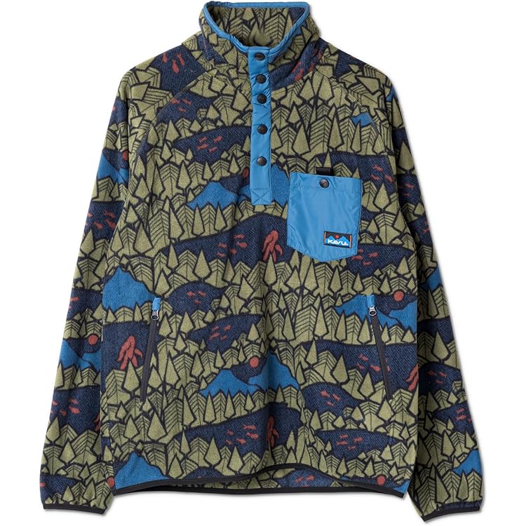 Amazon.com: KAVU Men's Teannaway Printed Fleece Pullover