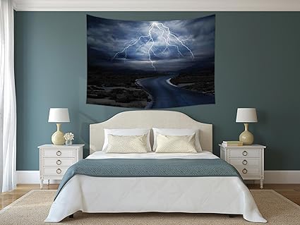 Amazon Com Polyester Tapestry Wall Hanging Lake House Decor