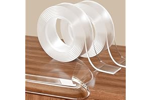 CHENYA 2 Rolls Clear Soft Corner Protectors for Furniture Strip,Sharp Edge & Table Bumper,Window Edge,Wall Protector, Soft Corner Guards Safe for Proof,Table Corner Protectors in Family,1.18 in x 13.12 FT