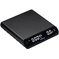 Normcore Pocket Coffee Scale V3, Pour Over Drip Espresso Scale, Barista Scale with Timer, Anodized Aluminum Body with Back-Lit LCD Display, Black