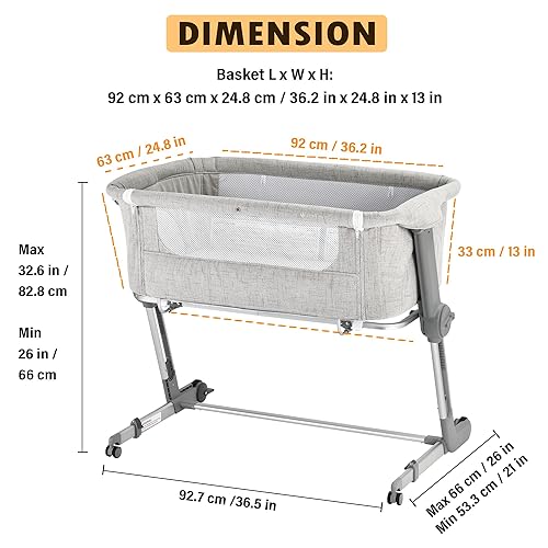 Unilove Hug Me Bassinet Unilove Hug Me Plus 2-in-1 Baby Cradle