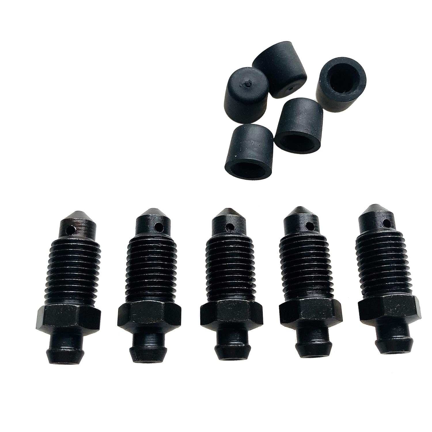 ZOK 5 PCS Brake Bleeder Screws, Bleeders, Caliper Bleeder
