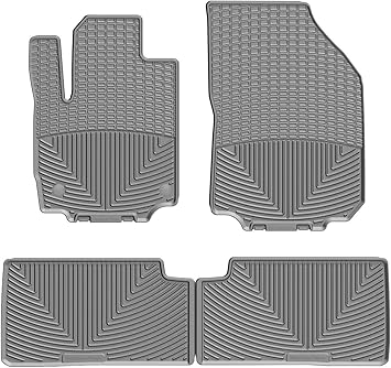 Amazon Com Weathertech All Weather Floor Mats For Gmc Terrain 1st 2nd Row Grey Automotive