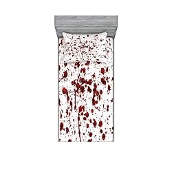 Ambesonne Horror Lover Fitted Sheet & Pillow Sham