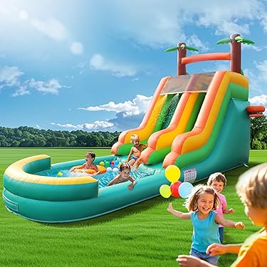 Water Park Above Ground Pool Slides For Decks Inflatable Water