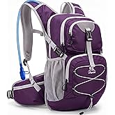 VPBAGE Hydration Backpack with 2L Bladder – Thermal Insulated Water Pack for Hiking, Skiing, Running – Lightweight Daypack for Men & Women, Soft-Lined Sunglasses Pocket & Large Waist Pockets