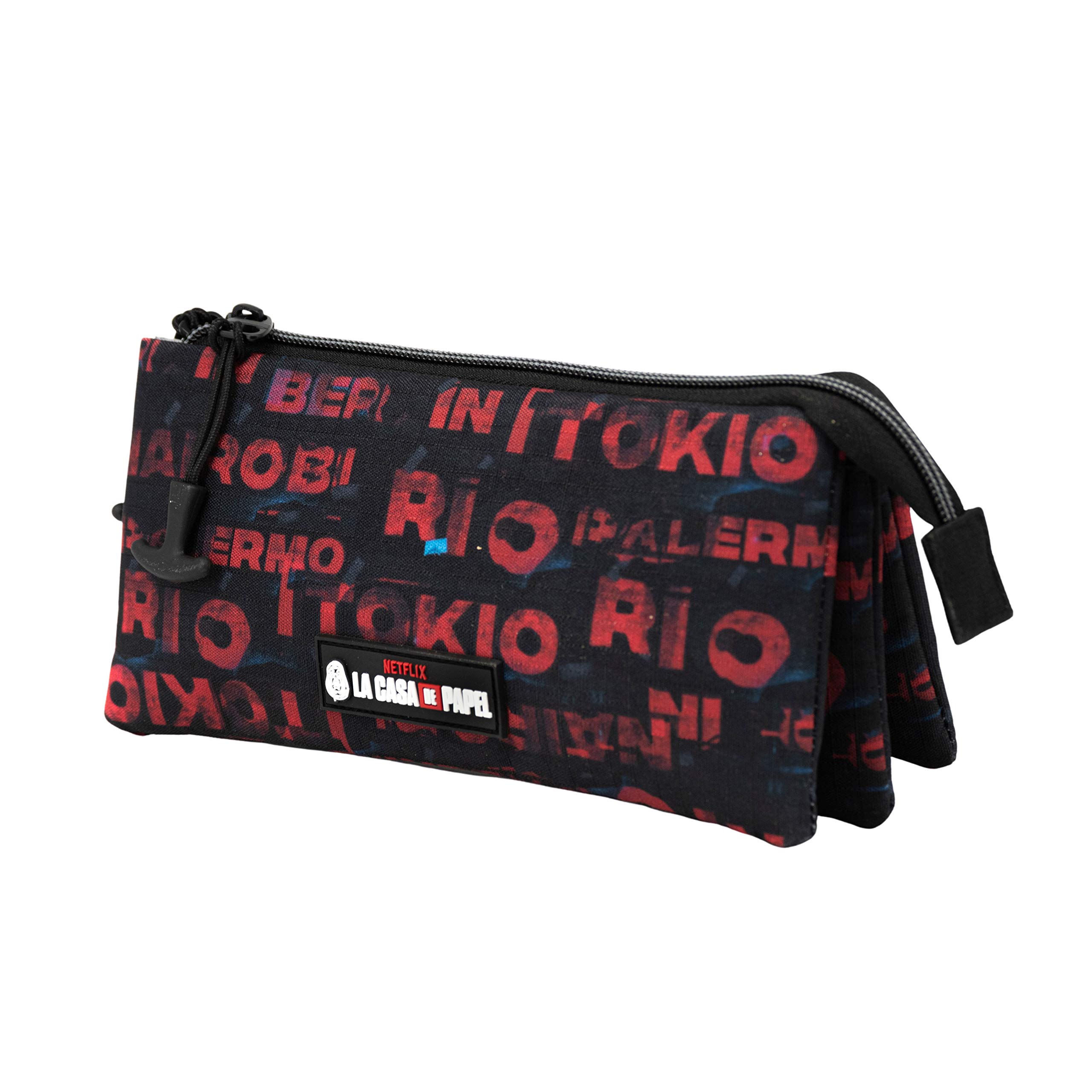 Money Heist Cities-Triple HS Pencil Case
