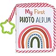 Baby's My First Family Album Soft Photo Cloth Book Boho Rainbow My First Book of Photos Baby Memory Album Gift Holds 4x6 Pictures for Babies Newborn Toddler & Kids Baby Shower