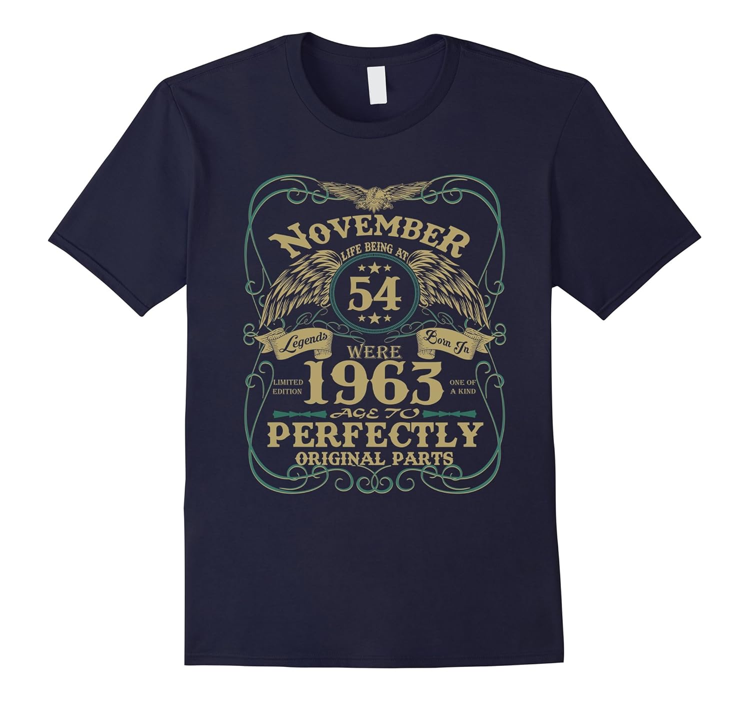 Legend November 1963 Vintage Gift Ideas 54th Birthday TShirt-Rose