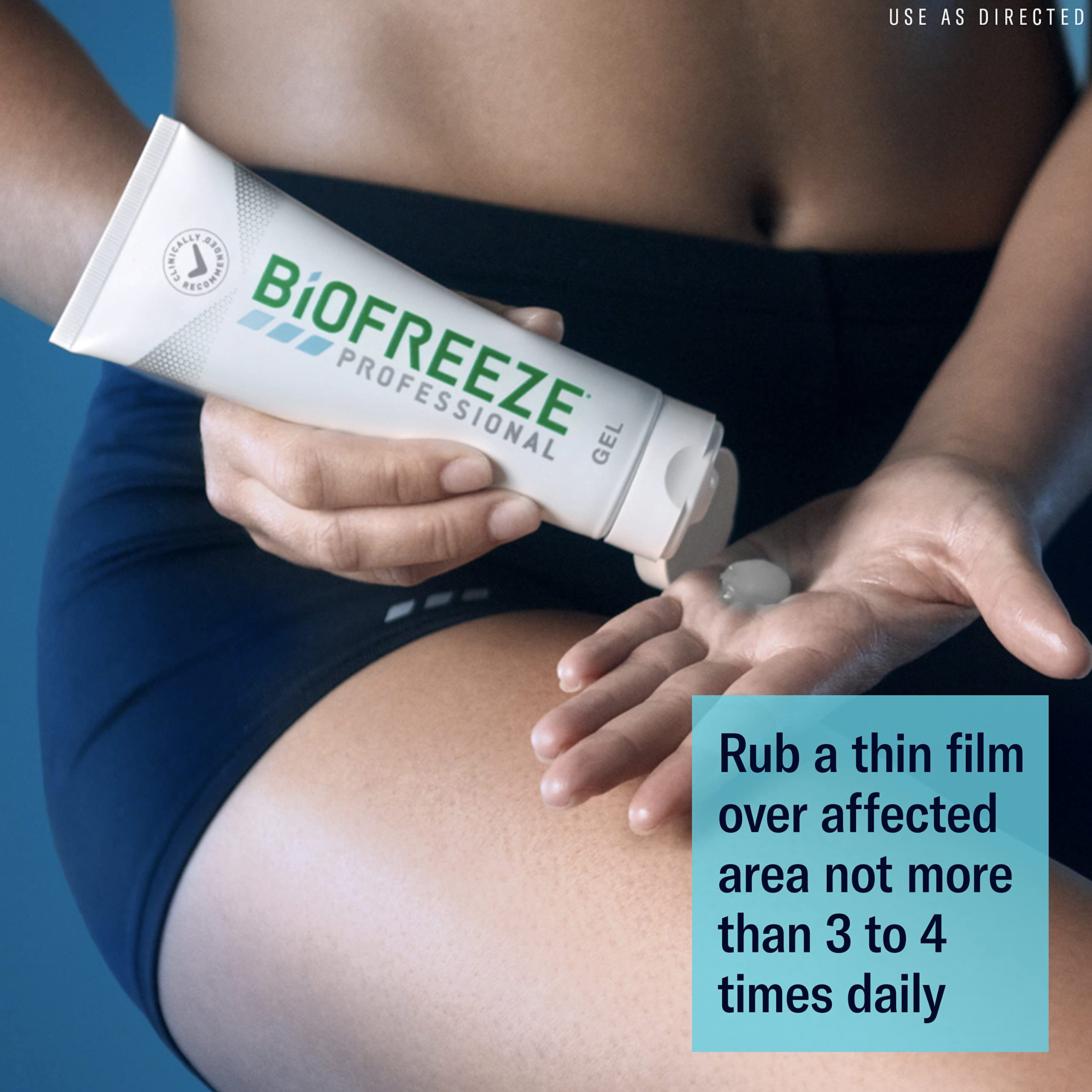 Biofreeze Professional Gel 4 FL OZ Tube Menthol Colorless Gel For Pain