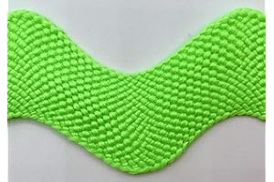 TRIMPLACE 1-1/8 inch Jumbo RIC Rac 12 Yards (Limelite/Green)