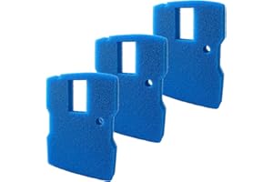 beaufan 3 Pack Replacement Sponge Filter Pads Replacement for Sunsun 660 GPH Fountain Pump All in One Pond Models CUF-6000, Also Replacement for VIVOHOME 530/660 GPH Pond Filter Pump Fountain Kits