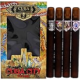 Cuba City 4-Piece Set for Men, (Hollywood + Vegas + Miami + New York)