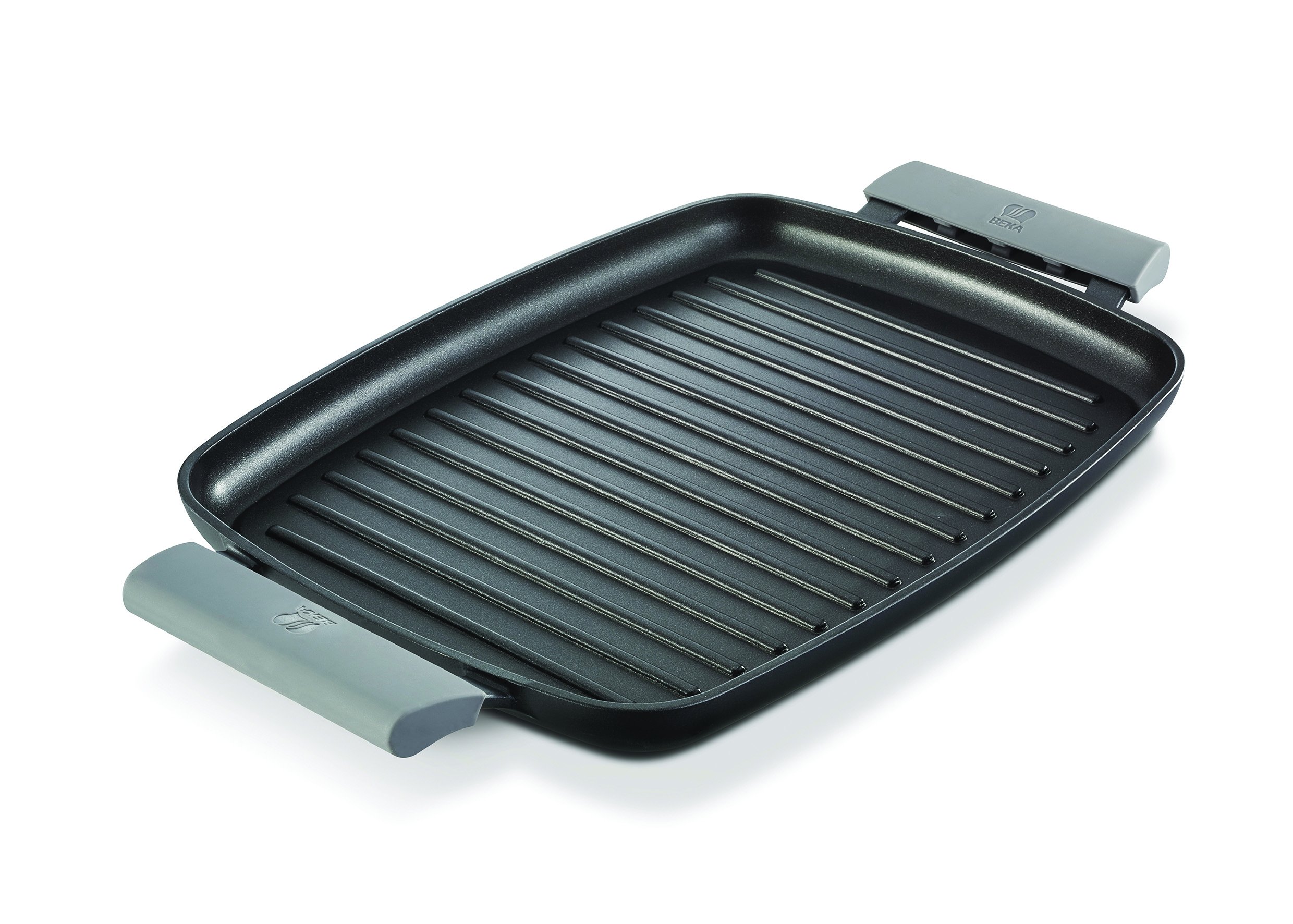 Beka Cookware 16304094 Non-Stick Ribbed Grill Plate, 30 x 47 x 30 cm, Multi-Colour